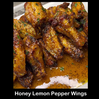 Honey Lemon Pepper Wings