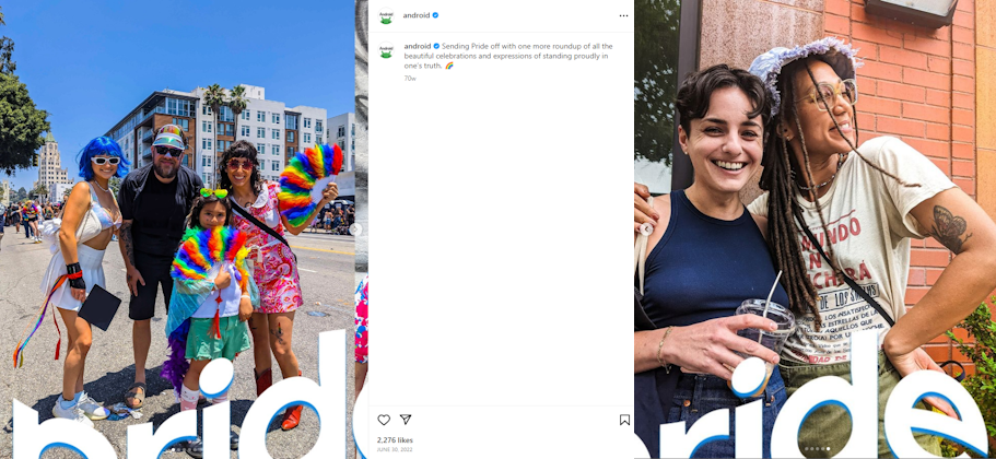 @android: Sending Pride off with one more roundup of all the beautiful celebrations and expressions of standing proudly in one’s truth.