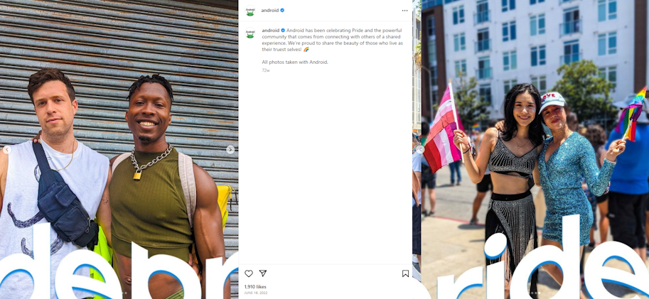 @android: Android has been celebrating Pride and the powerful community that comes from connecting with others of a shared experience. We’re proud to share the beauty of those who live as their truest selves!